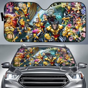 Xmen Team Arts Movie Car Auto Sun Shade