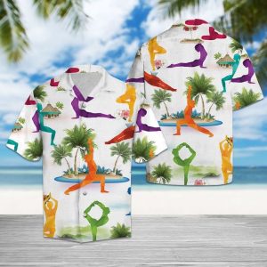 Yoga Lover Hawaiian Shirt Summer Button Up