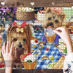 Yorkshire Terrier Jigsaw Puzzle Set