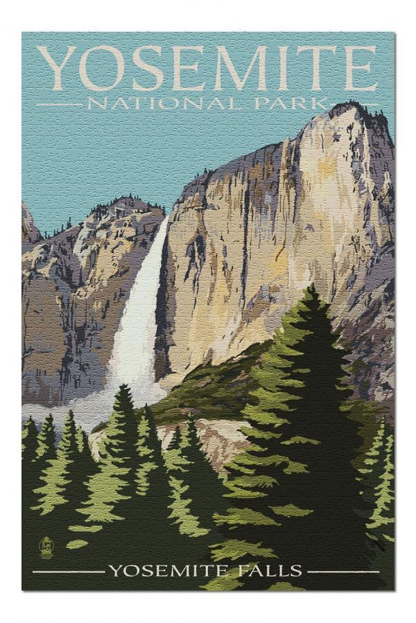 Yosemite Falls Jigsaw Puzzle Set