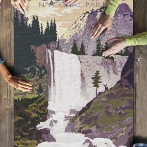 Yosemite National Park, California Vernal Falls Jigsaw Puzzle Set