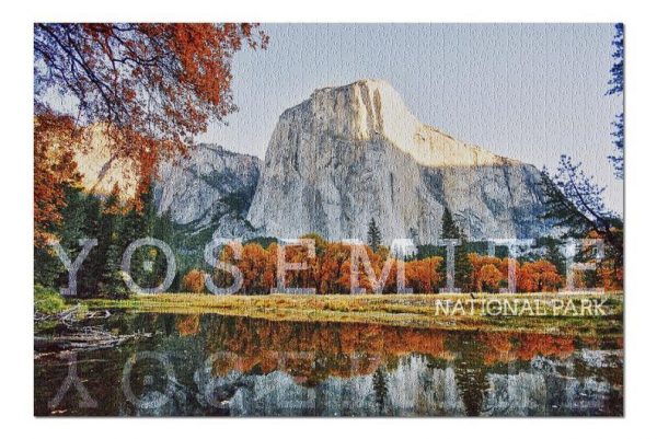 Yosemite National Park In Autumn Jigsaw Puzzle Set