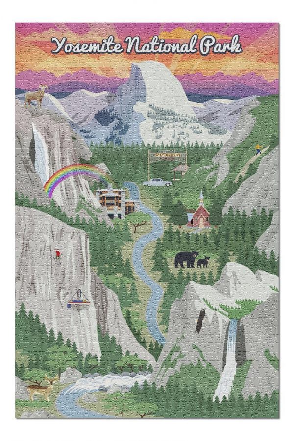 Yosemite National Park Jigsaw Puzzle Set