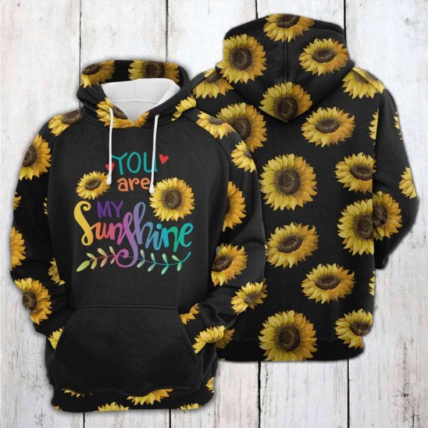 You Are My Sunshine 3D Printed Hoodie/Zipper Hoodie