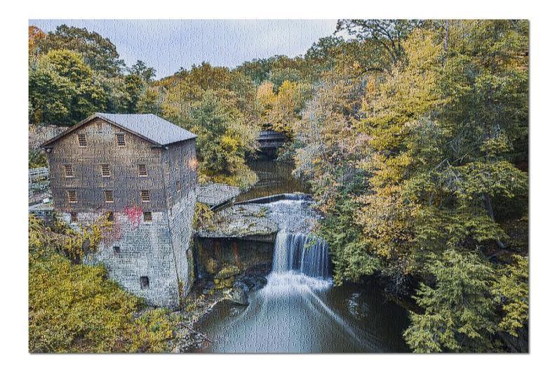 Youngstown Mill In The Fall Jigsaw Puzzle Set Youngstown Mill In The Fall Jigsaw Puzzle Set