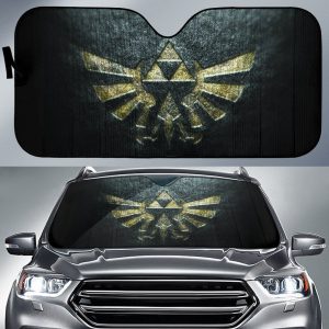 Zelda in black theme Car Auto Sun Shade