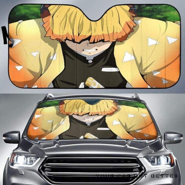 Zenitsu Agatsuma Demon Slayer Car Auto Sun Shade