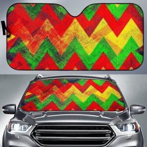 Zig Zag Reggae Car Auto Sun Shade