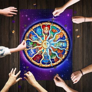 Zodiac Horoscope Jigsaw Puzzle Set