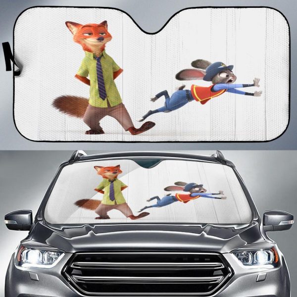 Zootopia Funny Car Auto Sun Shade