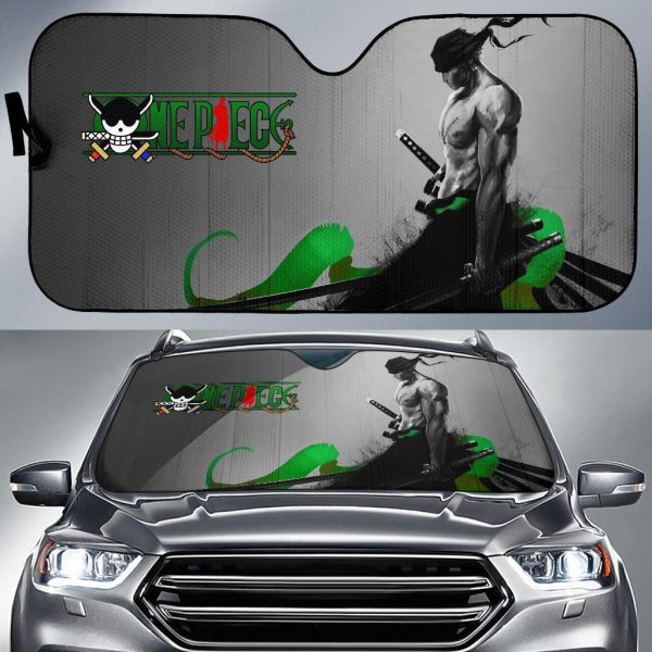 Zoro One Piece Car Auto Sun Shade