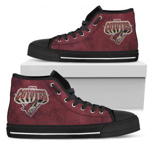 3D Simple Logo Arizona Coyotes High Top Shoes