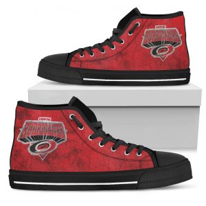 3D Simple Logo Carolina Hurricanes High Top Shoes