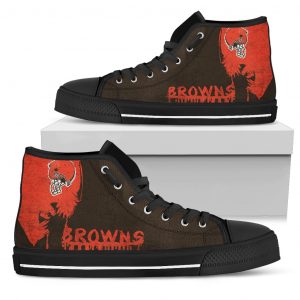 Alien Movie Cleveland Browns High Top Shoes