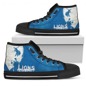 Alien Movie Detroit Lions High Top Shoes