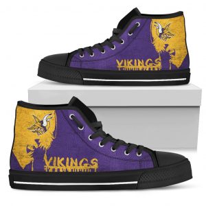 Alien Movie Minnesota Vikings High Top Shoes