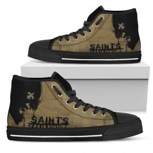Alien Movie New Orleans Saints High Top Shoes