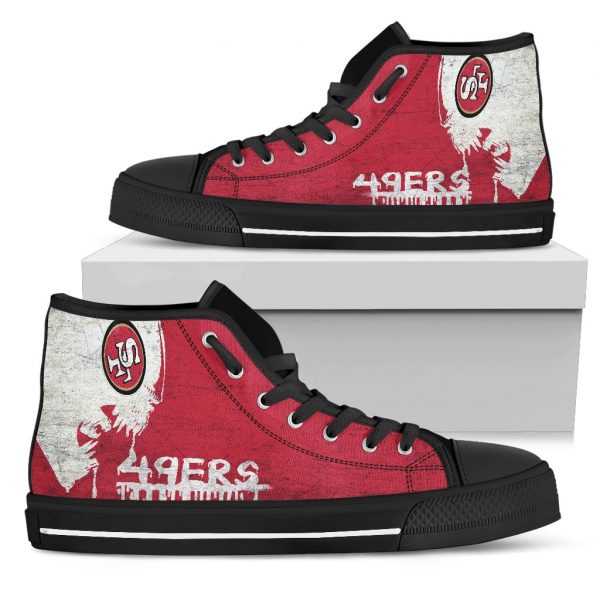 Alien Movie San Francisco 49ers High Top Shoes