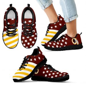 America Flag Full Stars Stripes Washington Redskins Sneakers