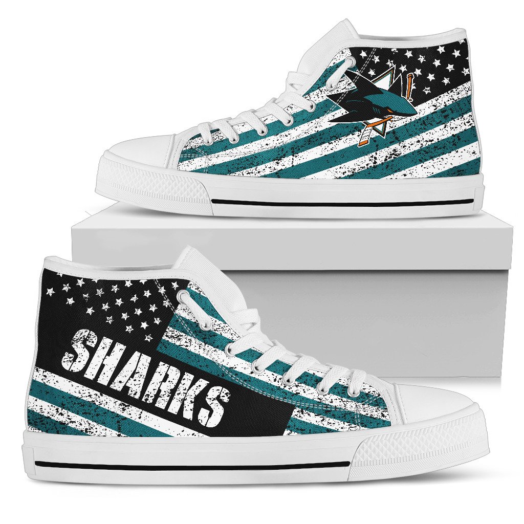 America-Flag-Italic-Vintage-Style-San-Jose-Sharks-High-Top-Shoes-1
