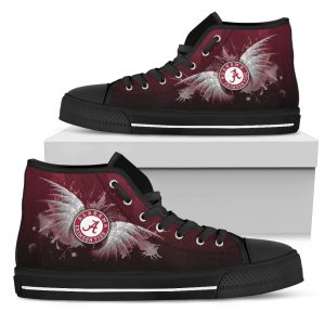 Angel Wings Alabama Crimson Tide High Top Shoes