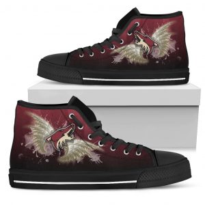 Angel Wings Arizona Coyotes High Top Shoes