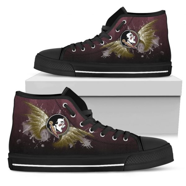 Angel Wings Florida State Seminoles High Top Shoes