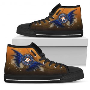 Angel Wings Houston Astros High Top Shoes