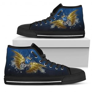 Angel Wings Kansas City Royals High Top Shoes