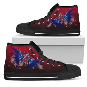 Angel Wings Los Angeles Angels High Top Shoes