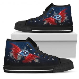 Angel Wings Tennessee Titans High Top Shoes