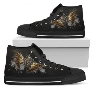 Angel Wings Vegas Golden Knights High Top Shoes