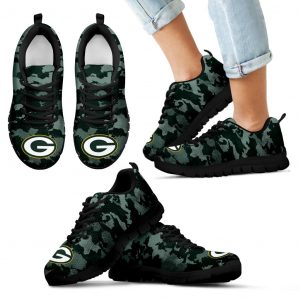 Arches Top Fabulous Camouflage Background Green Bay Packers Sneakers