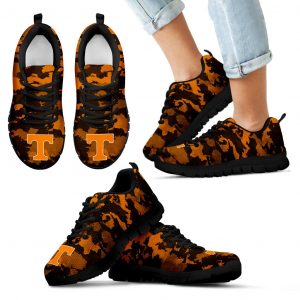 Arches Top Fabulous Camouflage Background Tennessee Volunteers Sneakers