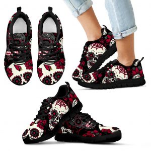 Arizona Cardinals Colorful Sugar Skull Sneakers