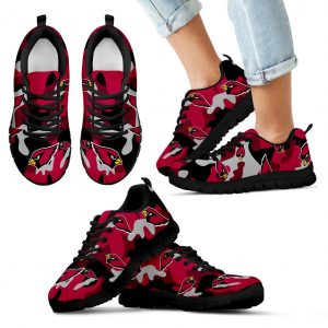 Arizona Cardinals Cotton Camouflage Fabric Military Solider Style Sneakers