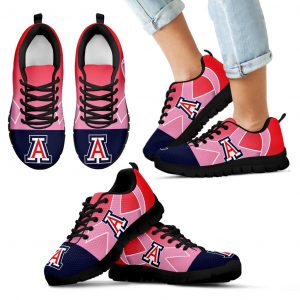 Arizona Wildcats Cancer Pink Ribbon Sneakers