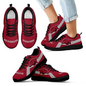 Arkansas Razorbacks Line Logo Sneakers