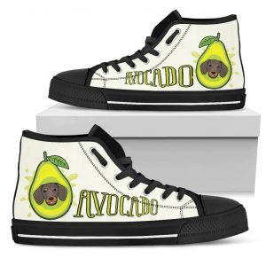 Avocado Dachshund High Top Shoes