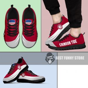 Awesome Gift Logo Alabama Crimson Tide Sneakers