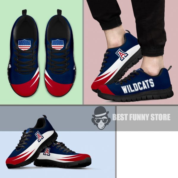 Awesome Gift Logo Arizona Wildcats Sneakers