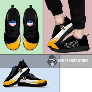 Awesome Gift Logo Boston Bruins Sneakers