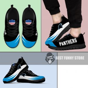 Awesome Gift Logo Carolina Panthers Sneakers