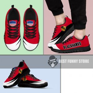 Awesome Gift Logo Chicago Blackhawks Sneakers