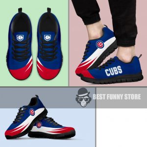 Awesome Gift Logo Chicago Cubs Sneakers
