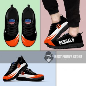 Awesome Gift Logo Cincinnati Bengals Sneakers