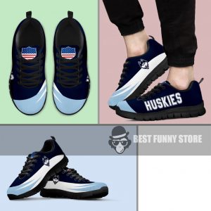 Awesome Gift Logo Connecticut Huskies Sneakers