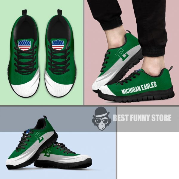 Awesome Gift Logo Eastern Michigan Eagles Sneakers