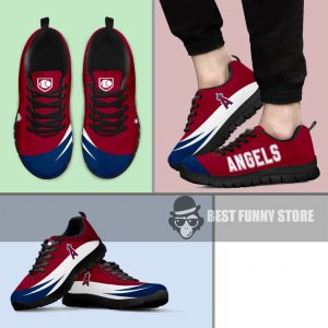 Awesome Gift Logo Los Angeles Angels Sneakers