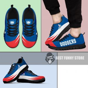 Awesome Gift Logo Los Angeles Dodgers Sneakers